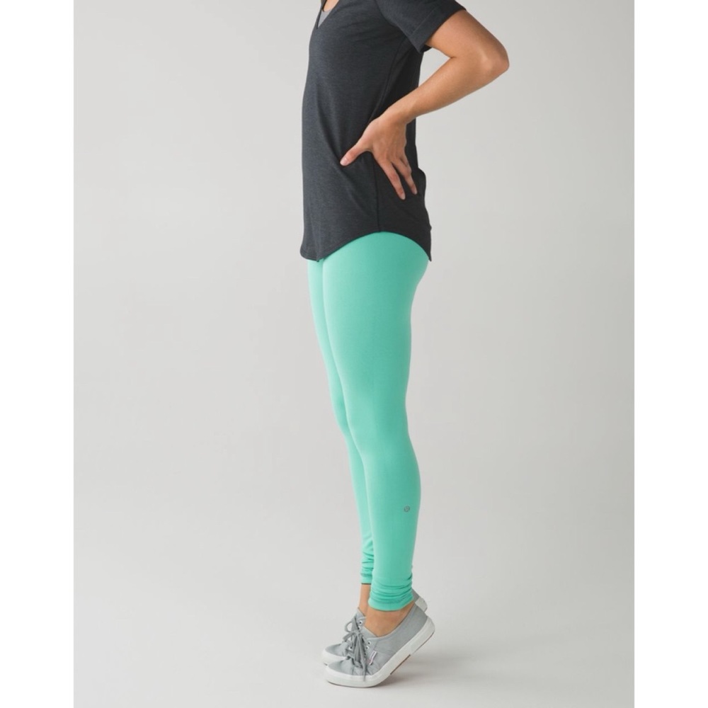Lululemon Wunder Under Pant III (Reversible) Dark fuel/menthol 4 - Picture 4 of 7